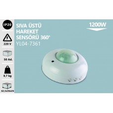 1200W SIVA ÜSTÜ 360 DERECE SENSÖR
